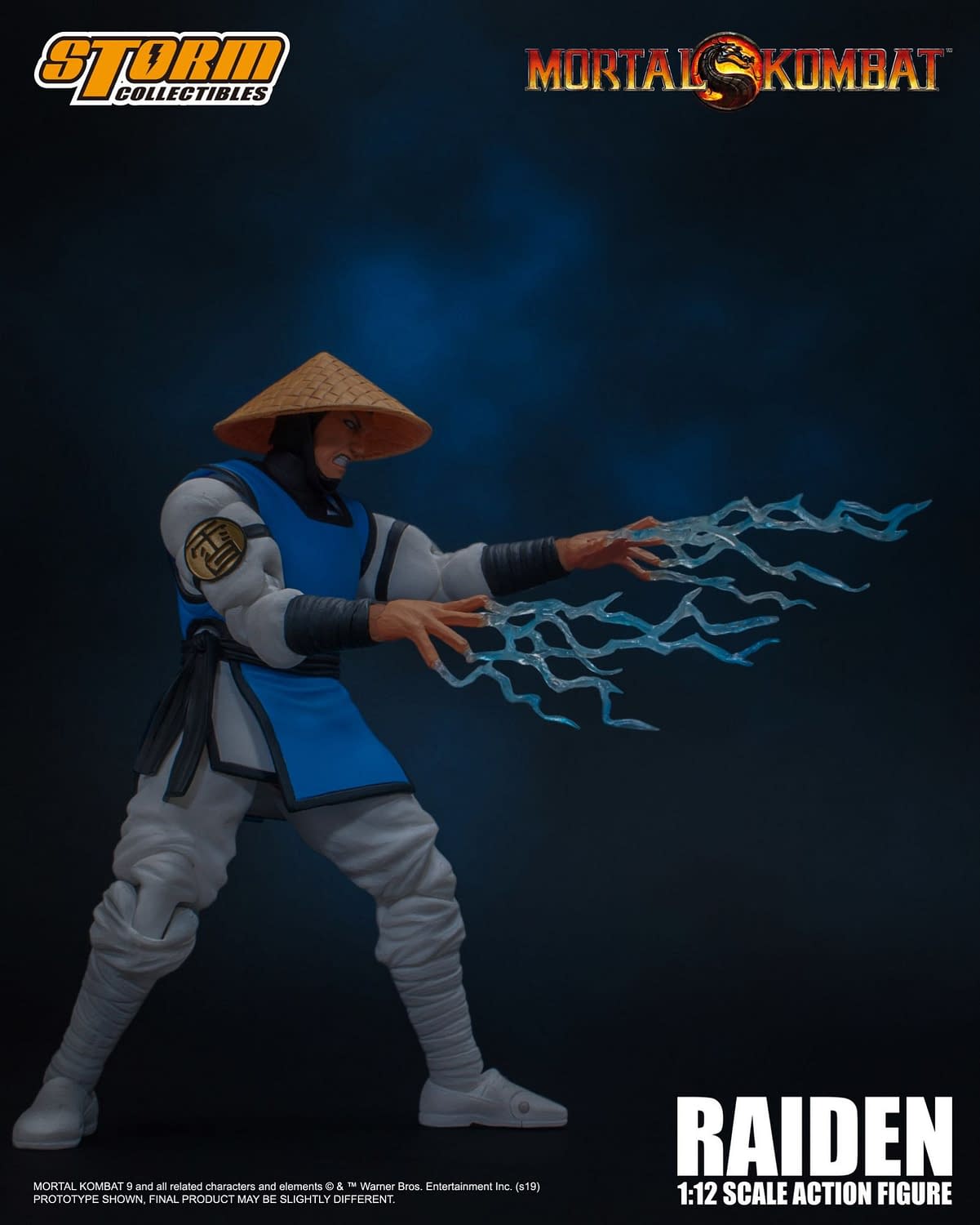 raiden mortal kombat action figure