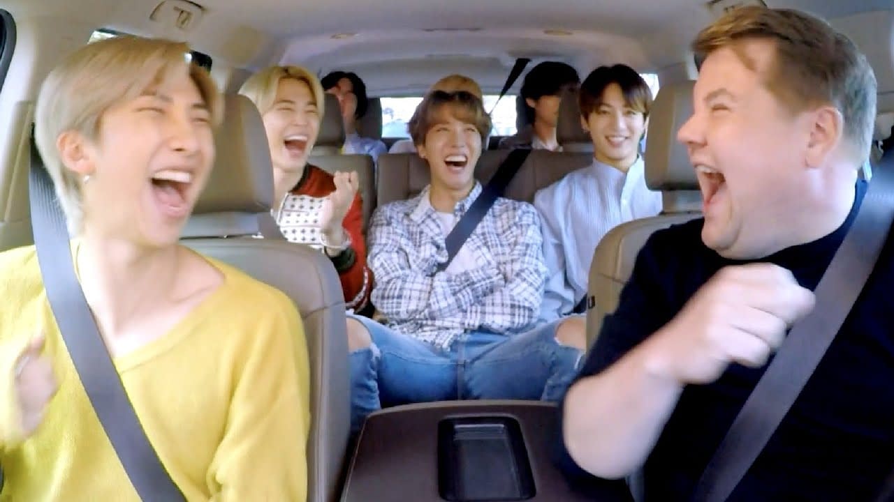 BTS, "The Late Late Show" Release "Carpool Karaoke" Teaser