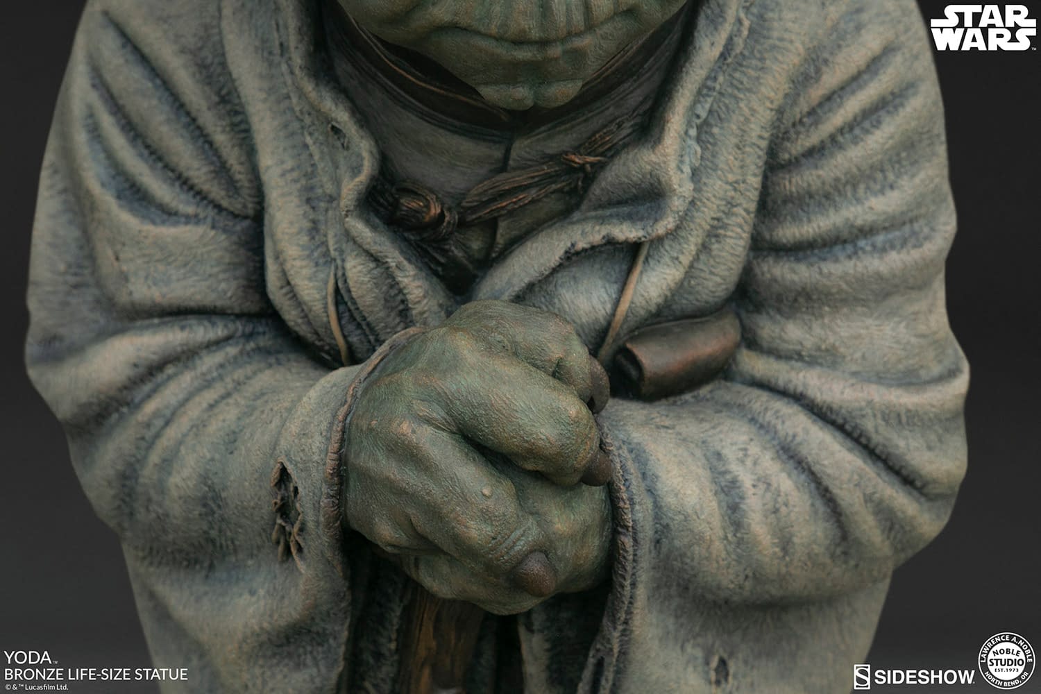 yoda bronze bronze statue by sideshow collectibles