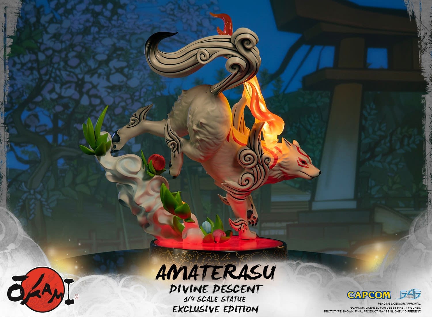 shiranui okami figurine