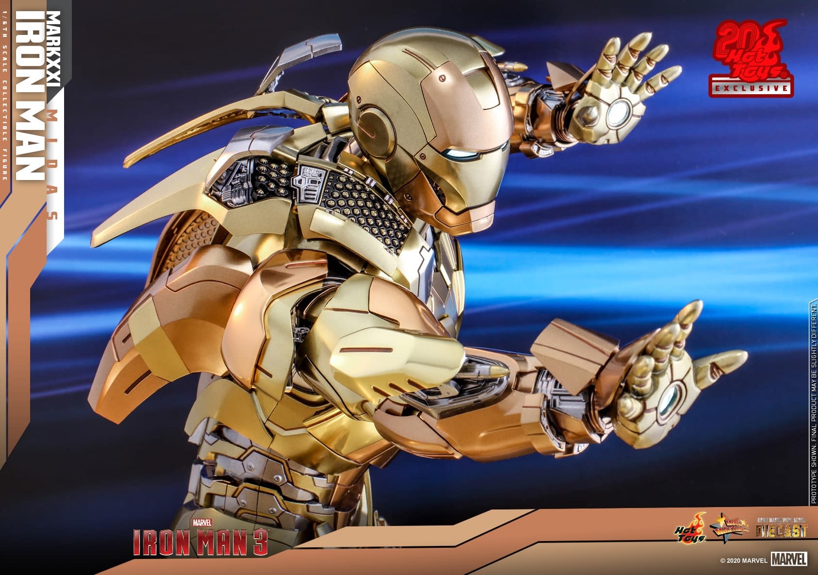 hot toys iron man mark 21 midas