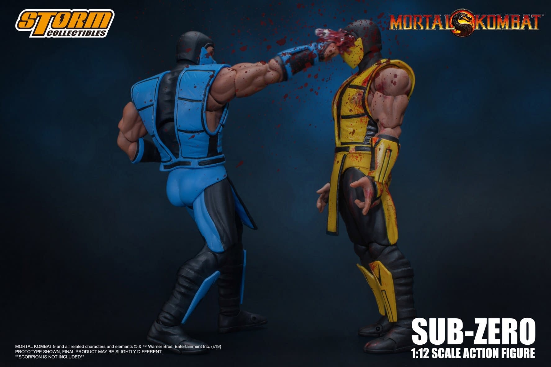 sub zero and scorpion action figures