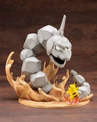 Pokemon Pikachu And Onix Battle With Kotobukiya