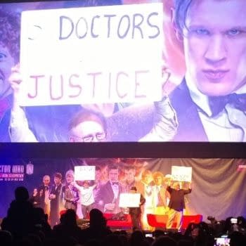 Being An Ice Warrior At The Doctor Who Celebration In London&#8230; And Setting David Tennant's Hair On Fire