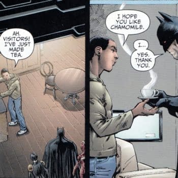 Not Only Can Batman Not Sit Down, He Can't Even Have A Cup Of Tea (Earth 2 Spoilers)