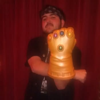 Behold Bleeding Cool Reporters Wearing Infinity Gauntlets After NYCC &#8211; Because They Deserve To