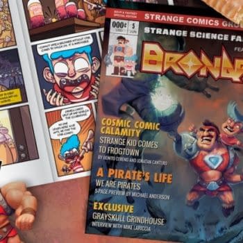 Blast Off With Bronarr: Space Barbarian In Strange Kids Club Magazine #5