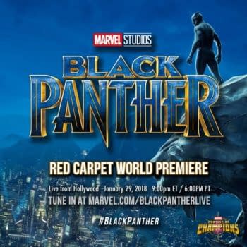 Chadwick Boseman Arrives at Black Panther Premiere In T'Challa Style