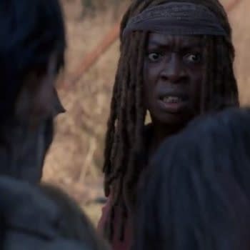 The Walking Dead Season 8: Michonne Deals with Walkers at the Gates