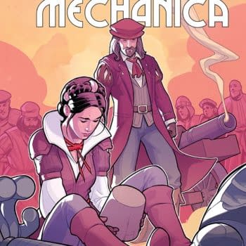 Monstro Mechanica #4 cover by Chris Evenhuis