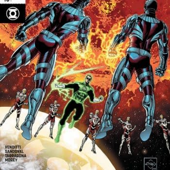 Hal Jordan and the Green Lantern Corps #43 cover by Ethan van Sciver and Jason Wright