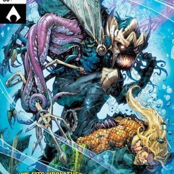 Aquaman #36 cover by Howard Porter and Hi-Fi