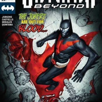 Batman Beyond #20 cover by Viktor Kalvachev