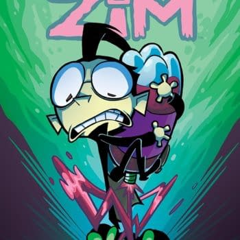 Invader Zim #30 cover by Maddie C. and Fred C. Stresing