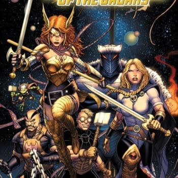 Angela, Valkyrie, Thunderstrike, and Throg Lead Marvel's New Cosmic Team, the Asgardians of the Galaxy