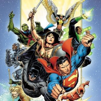Justice League #1 cover by Jim Cheung and Laura Martin