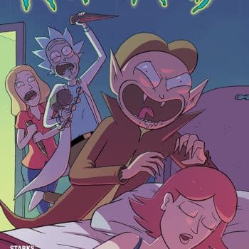Rick and Morty #38 cover by Marc Ellerby and Sarah Stern