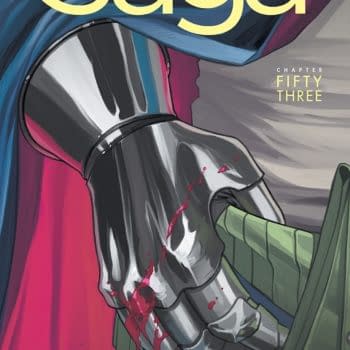Saga #53 cover by Fiona Staples