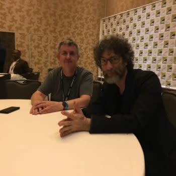Bleeding Cool Interviews Neil Gaiman and Douglas Mackinnon About 'Good Omens' at SDCC18