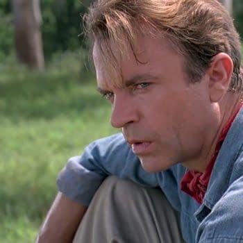 Sam Neill as Dr. Alan Grant in Jurassic Park (1993). Image courtesy of Universal