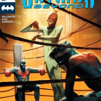 Batman Beyond #23 cover by Viktor Kalvachev
