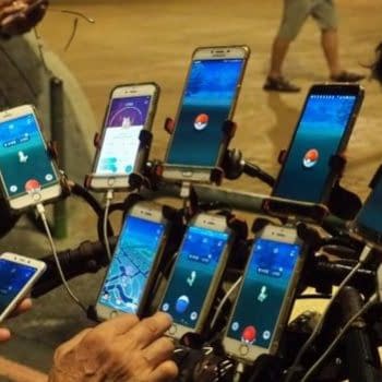 Check Out This Taiwanese Man's Bike Rigged with Multiple Phones for Pokémon GO