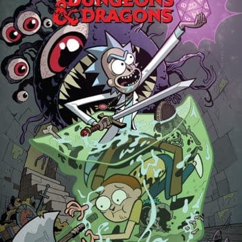 Rick and Morty vs Dungeons and Dragons #1 cover by Troy Little