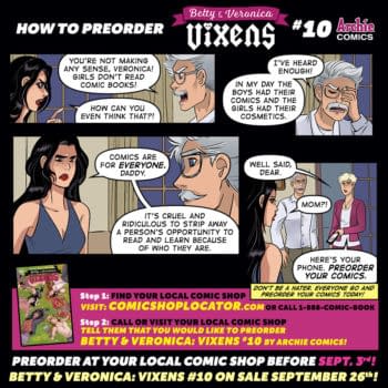Comics Are for Everyone in Betty &#038; Veronica Vixens #10 Final Issue Pre-Order Mini-Comic