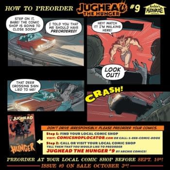 Could You Die Because You Didn't Pre-Order a Comic Book? Jughead: The Hunger #9