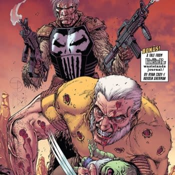 Old Man Logan Annual #1 cover by Shane Davis, Michelle Delecki, and Val Staples
