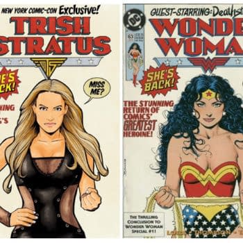 Trish Stratus Reimagined as Brian Bolland's Wonder Woman for Headlocked NYCC Exclusive