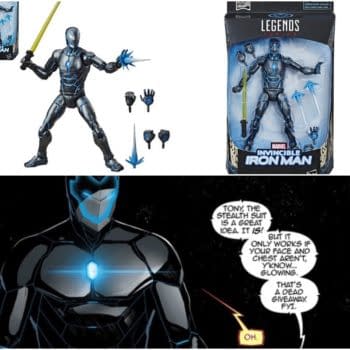 Iron Man Dons the Stealth Suit with New Marvel Legends Figure