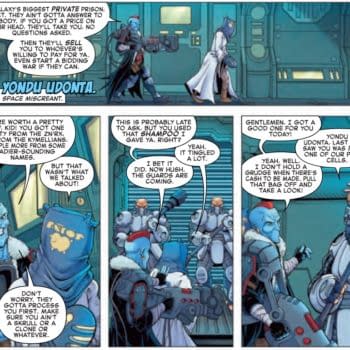 Yondu's Plan for the Space Prison-Industrial Complex in Future Foundation #1 [Preview]
