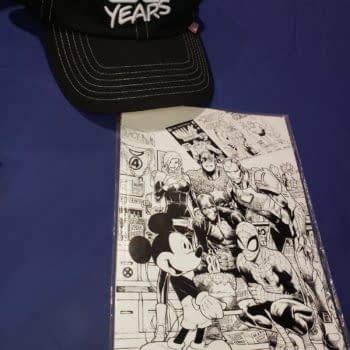 Black And White D23 Marvel Comics #1000 Variant Spotted In The Wild