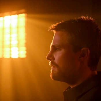 "Crisis" Management: "Arrow" Star Stephen Amell Scores Major "Dad Points" &#8211; But Who's Redacted in That Photo?