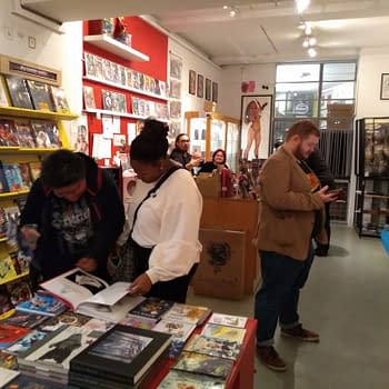 The Black Crown Party and Philip Bond Gallery Launch at Orbital Comics Last Night
