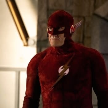 The Flash -- "Crisis on Infinite Earths: Part Three" -- Image Number: FLA609b_0422b.jpg -- Pictured: John Wesley Shipp as Flash 90 -- Photo: Katie Yu/The CW -- © 2019 The CW Network, LLC. All Rights Reserved.