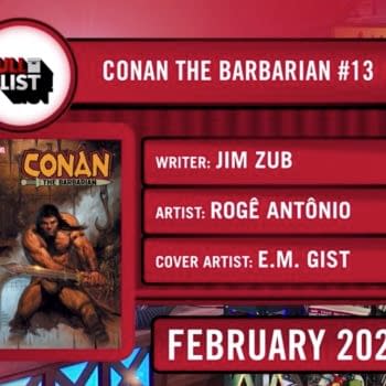 Jim Zub Graduates to Marvel's Conan The Barbarian Ongoing Series in February
