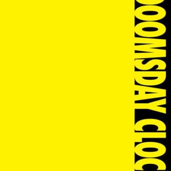 Doomsday Clock #12 Gets a Yellow-And-Black Blank Cover