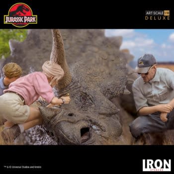 Jurassic Park Guest Stop to Help in the New Iron Studios Diorama