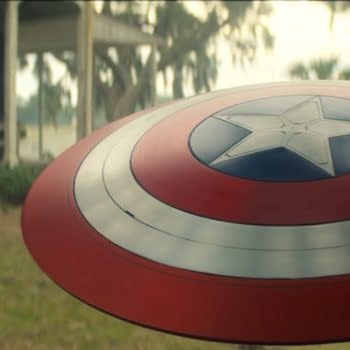 The passing of the shield and leads to The Falcon and the Winter Soldier (Image: Disney+)