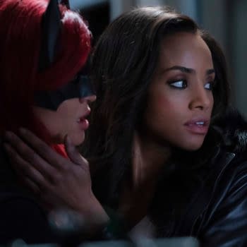 Batwoman -- "Grinning From Ear to Ear" -- Image Number: BWN114b_0422b.jpg -- Pictured (L-R): Ruby Rose as Kate Kane/Batwoman and Meagan Tandy as Sophie Moore -- Photo: Katie Yu/The CW -- © 2020 The CW Network, LLC. All rights reserved.