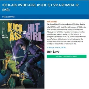 It's Kick-Ass Vs Hit-Girl From Steve Niles and Marcelo Frusin in June