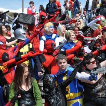 Marvel cosplayers at MCM London 2013
