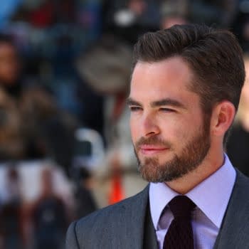 Chris Pine attends the UK Premiere of Star Trek Into Darkness, courtesy of Twocoms and Shutterstock.com.