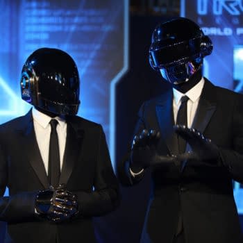 DEC 11: Daft Punk arrives to the 'Tron: Legacy' World Premiere on December 11, 2010 in Hollywood, CA. Editorial credit: DFree / Shutterstock.com