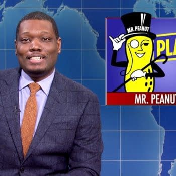 Michael Che hosts Weekend Update on Saturday Night Live, courtesy of NBCUniversal.