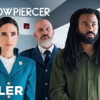 Jennifer Connelly and Daveed Diggs in Snowpiercer, courtesy of TNT.