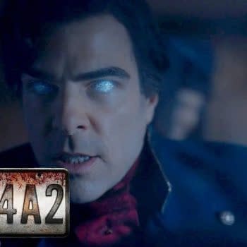 Zachary Quinto returns as Charlie Manx in NOS4A2, courtesy of AMC Networks.