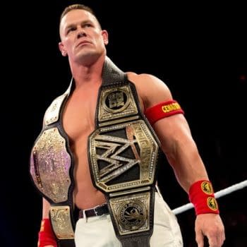 John Cena holds all the titles, courtesy of WWE.